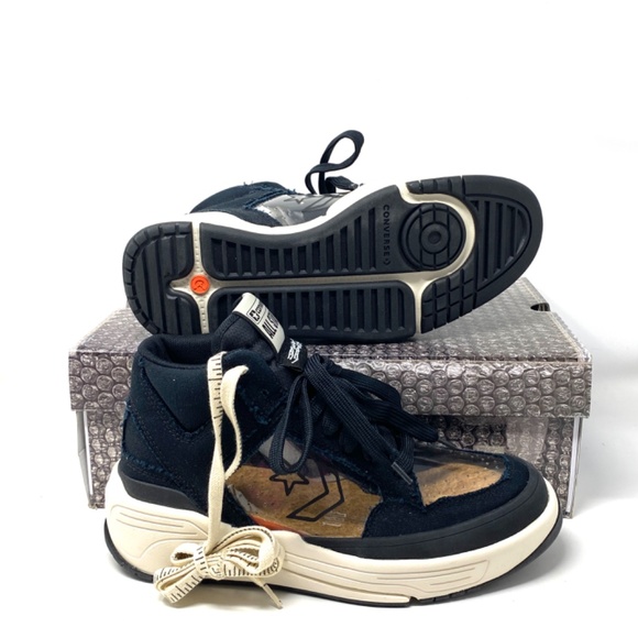 Converse x Joshua Vides Weapon CX Women's High Skate Shoes Black Canvas A00715C - Picture 3 of 9